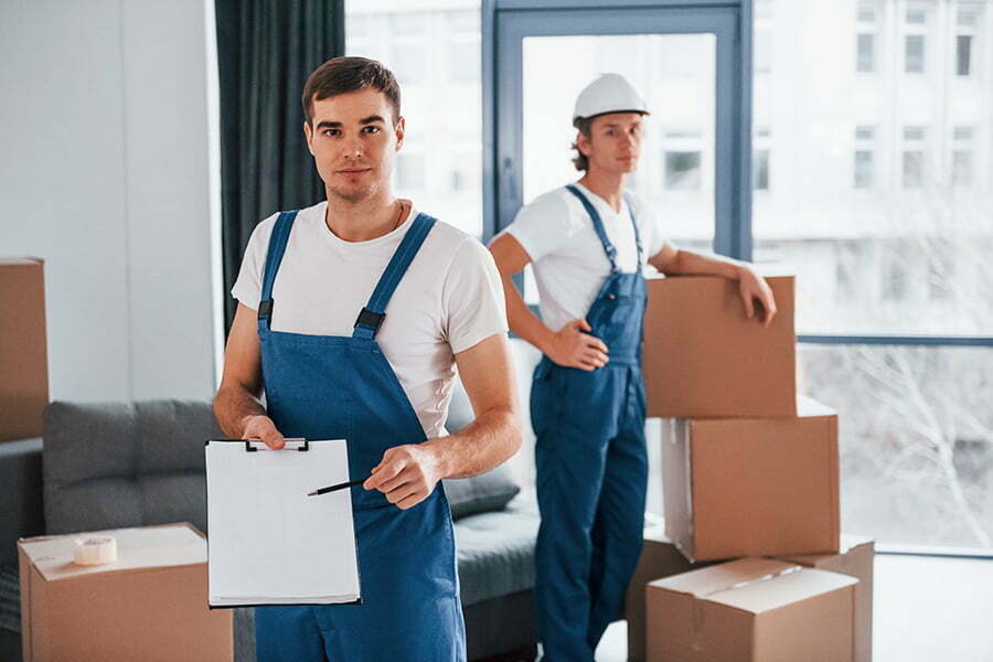 Moving Company male worker