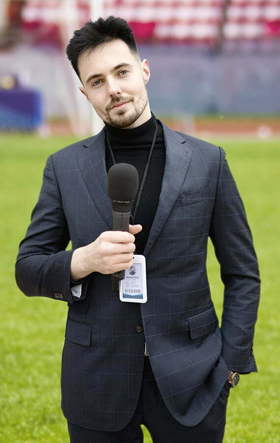 announcer at sports events