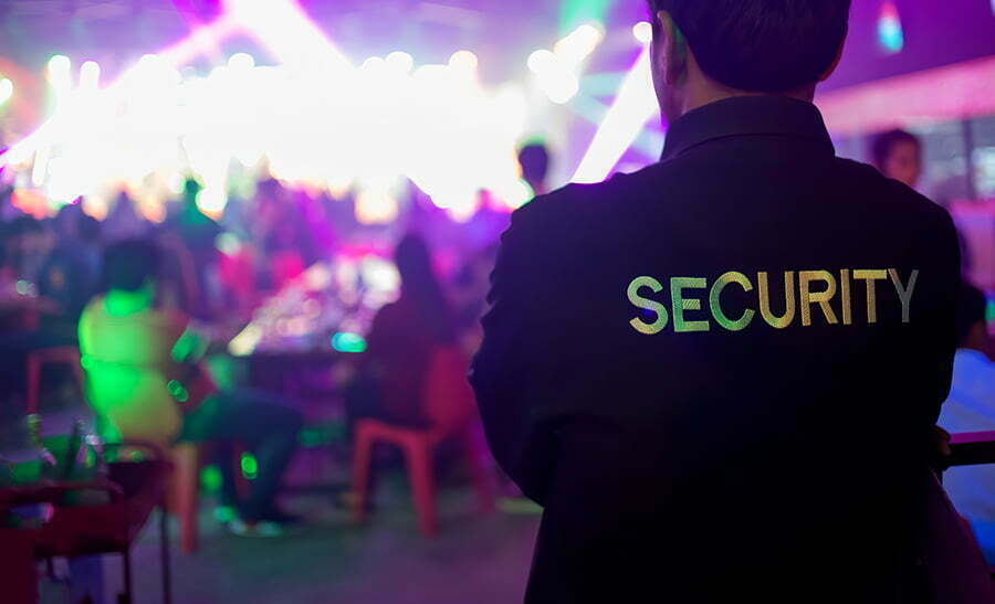 security guarding concert